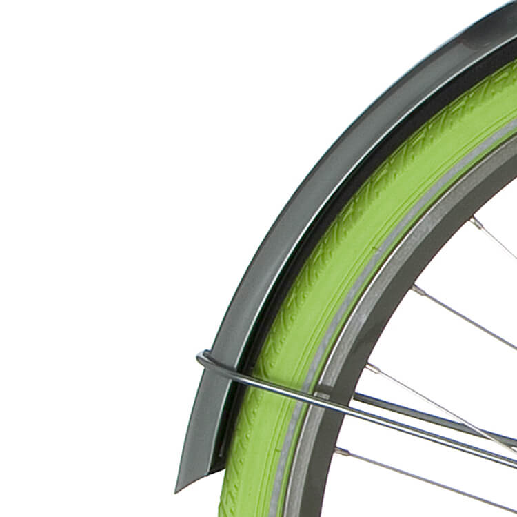 Cortina Mudguard rear 28 Milo titanic green