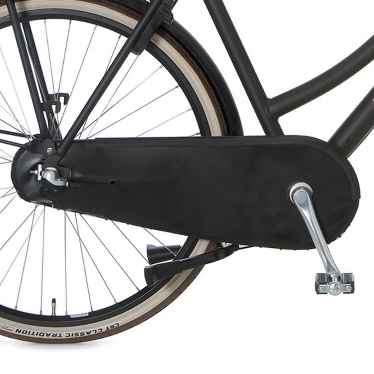 Cortina Chain Guard Lack Tuch U4 Jet Black Matte 3V ZW Streifen