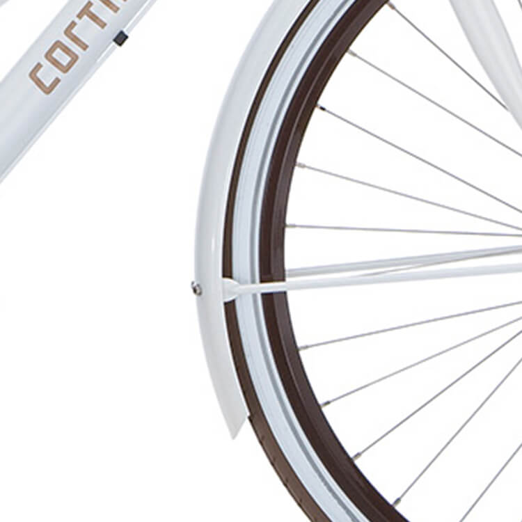 Cortina Mudguard for 28 U4 white pearl
