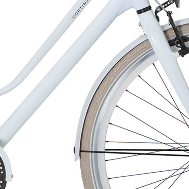 Cortina Mudguard for 28 Mozzo white
