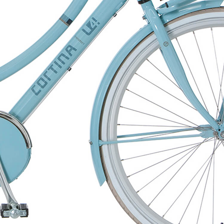 Cortina Mudguard for 28 U4 pastel turquoise