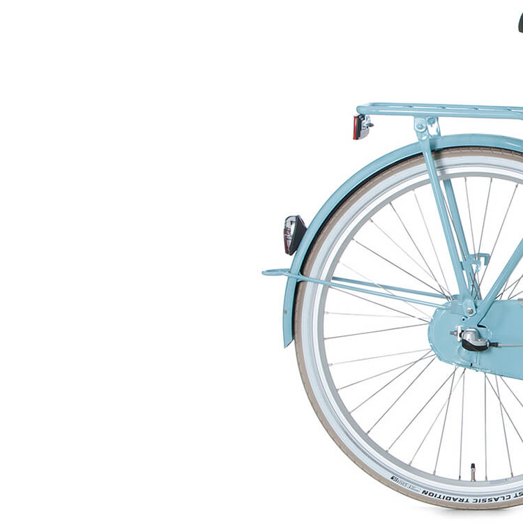 Cortina Mudguard rear 28 U4 pastel turquoise