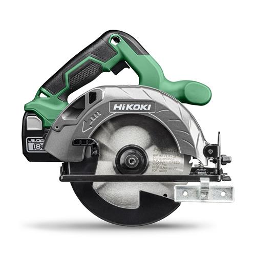 Hikoki accu cirkelzaag ø165mm 57mm 18v 5.0ah