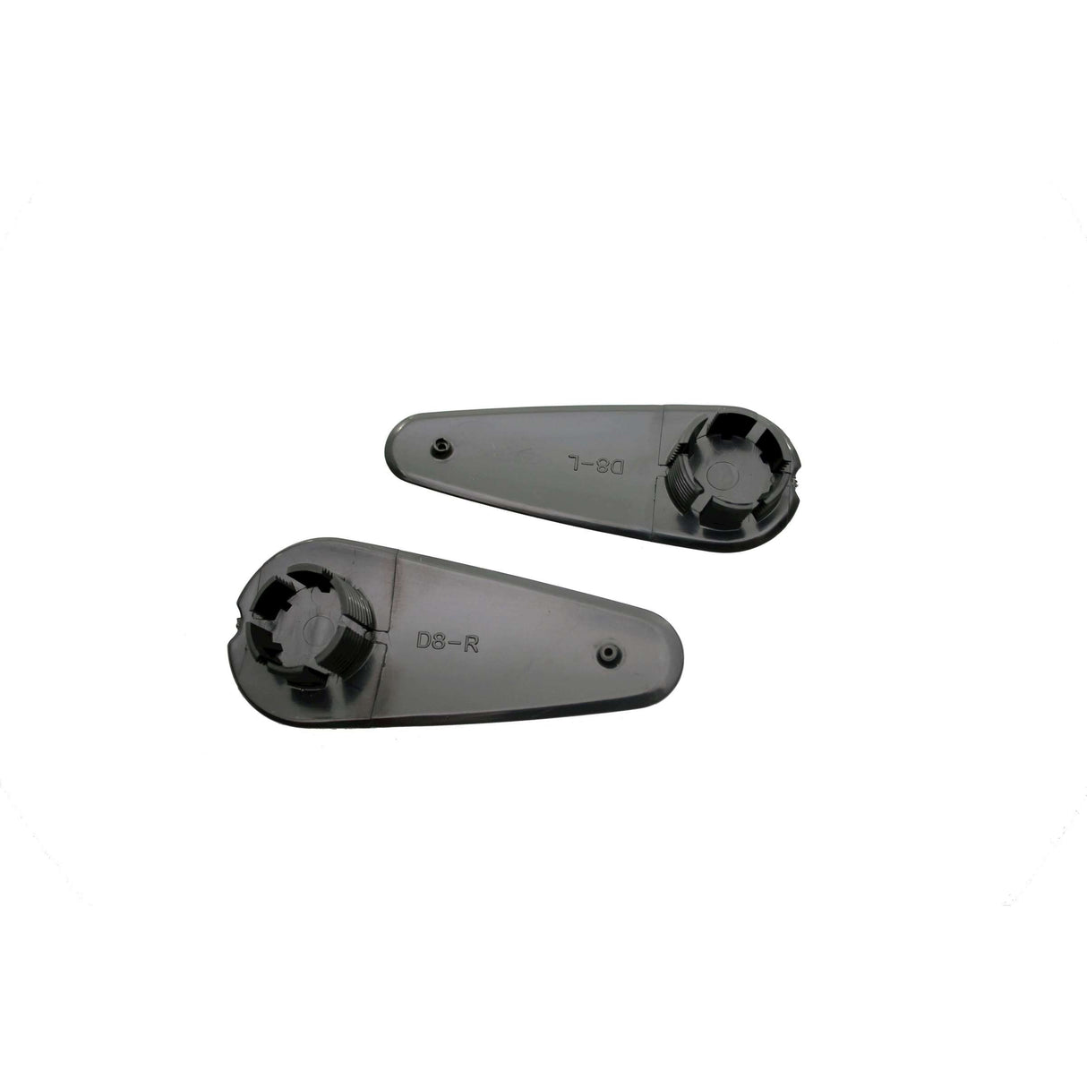 Cortina crank cap drop-shaped black