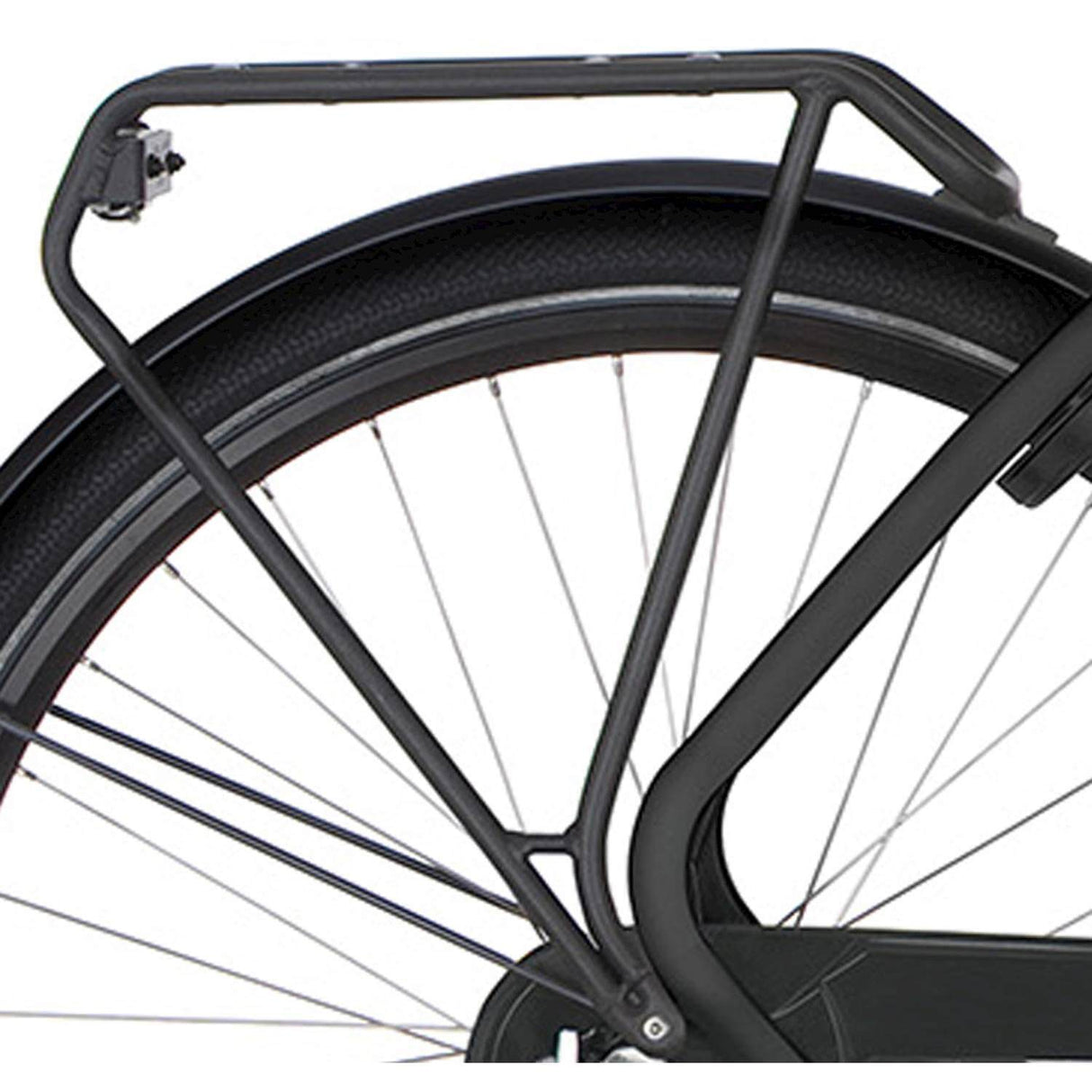 Cortina rear carrier Common jet black matt