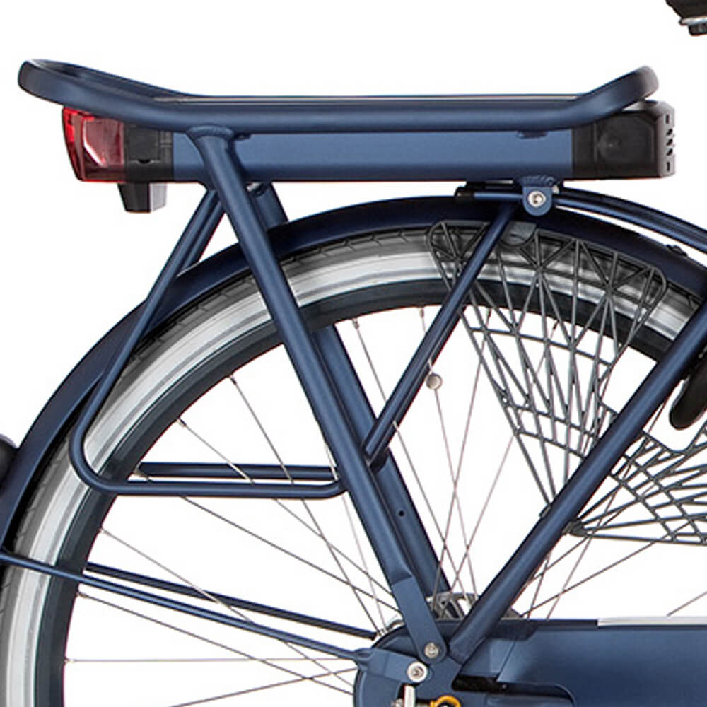 Cortina rear carrier E-Roots Transp 50 polish blue matt