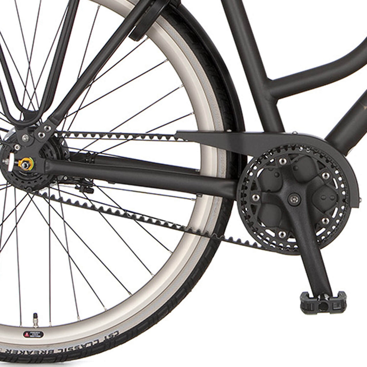 Cortina chain guard Speed 8 matt licorice