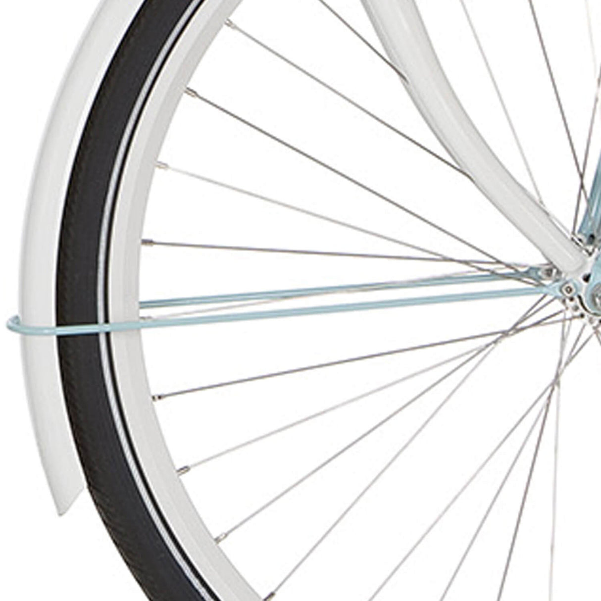 Cortina Mudguard bar for 28 Milo pastel turquoise