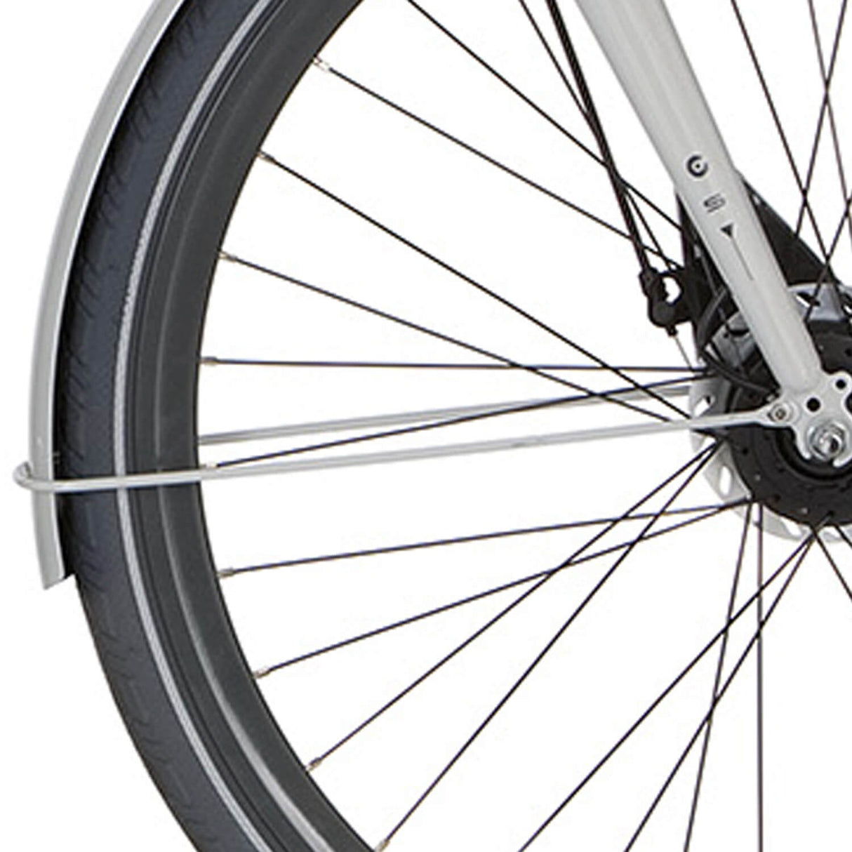 Cortina Mudguard stay for 28 Speed ice ball white