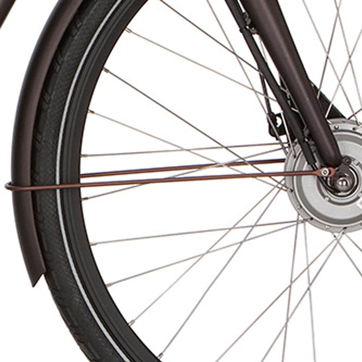 Cortina Mudguard bar for 28 E-Yoya matt sparkle brown