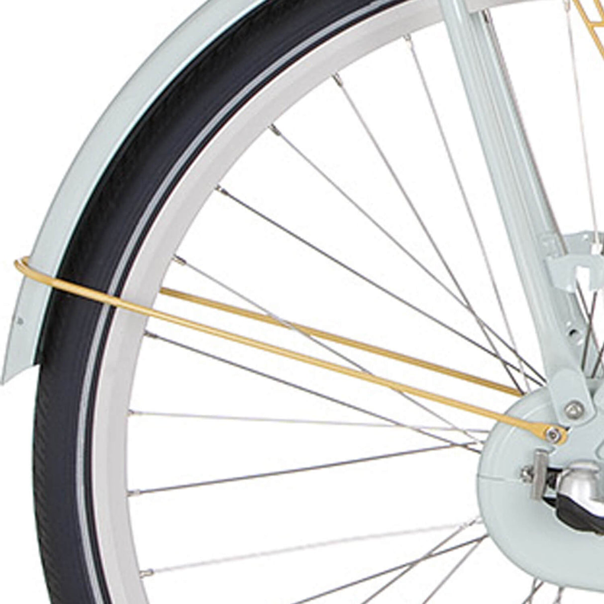 Cortina Mudguard bar rear 28 Milo pumpkin yellow