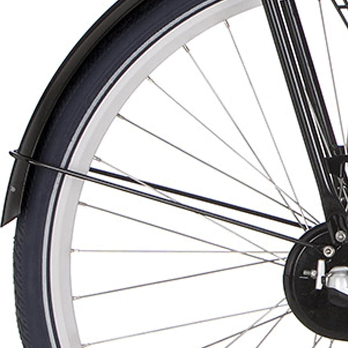 Cortina mudguard bar rear 28 milo black