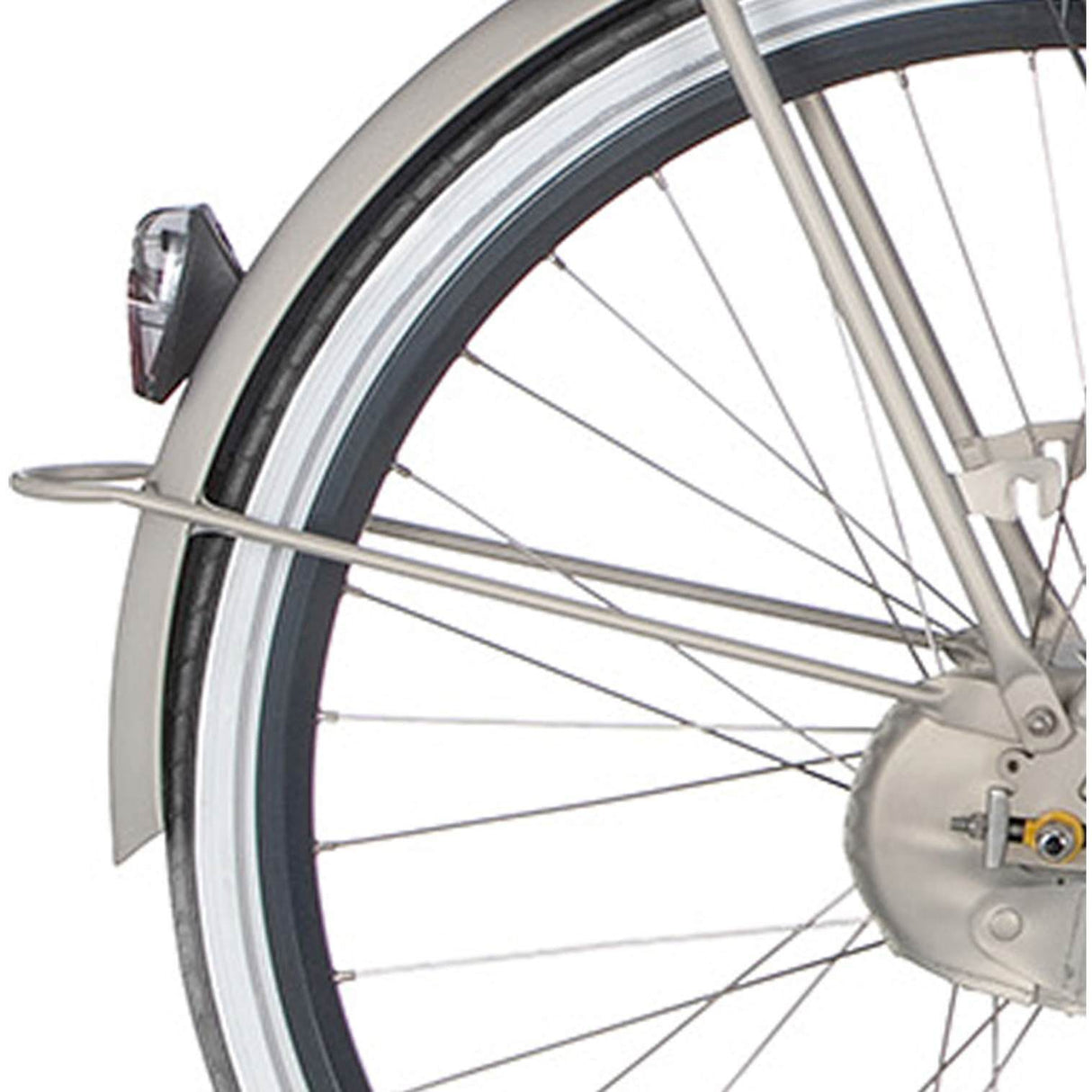 Cortina Mudguard bar rear 28 Roots matt etheral yellow