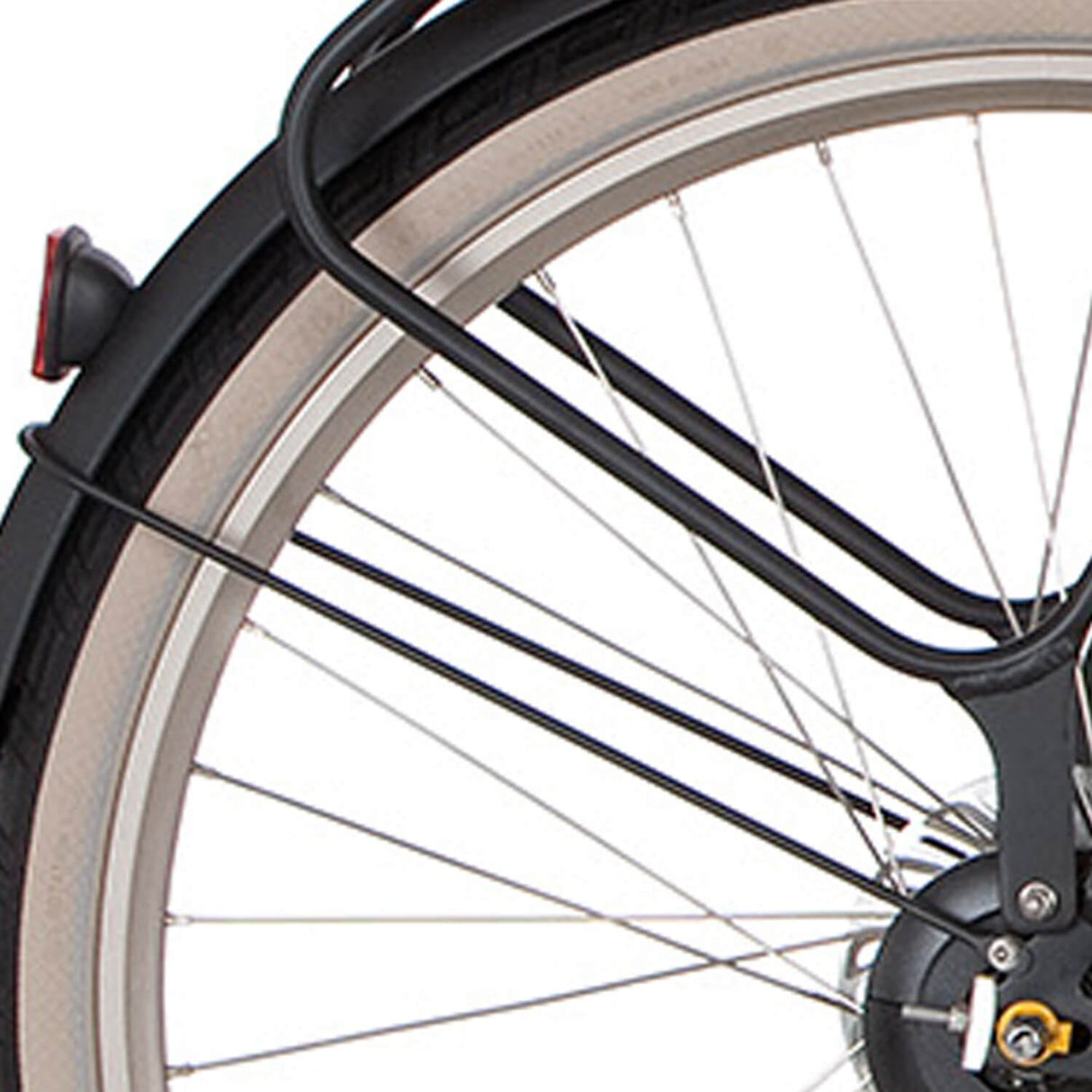 Cortina Mudguard bar rear 28 E-Yoya sapphire black matt