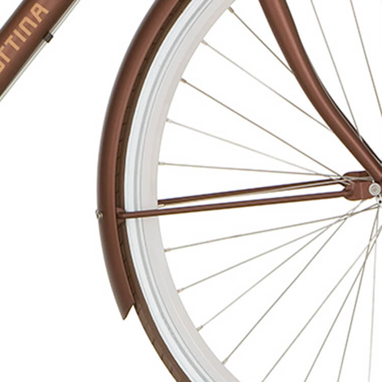 Cortina Mudguard for 28 U4 sparkle brown matt