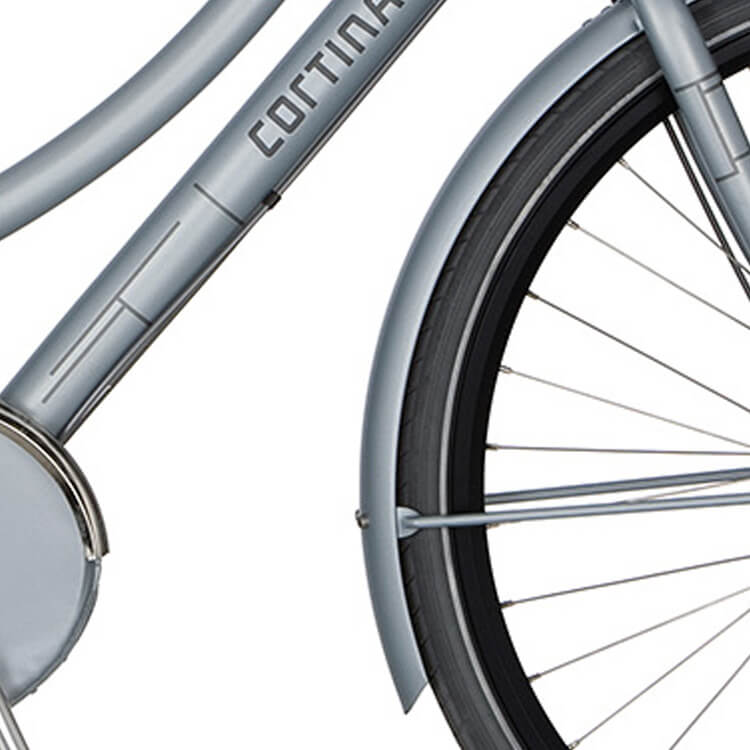 Cortina Mudguard for 28 U4 slate matt.