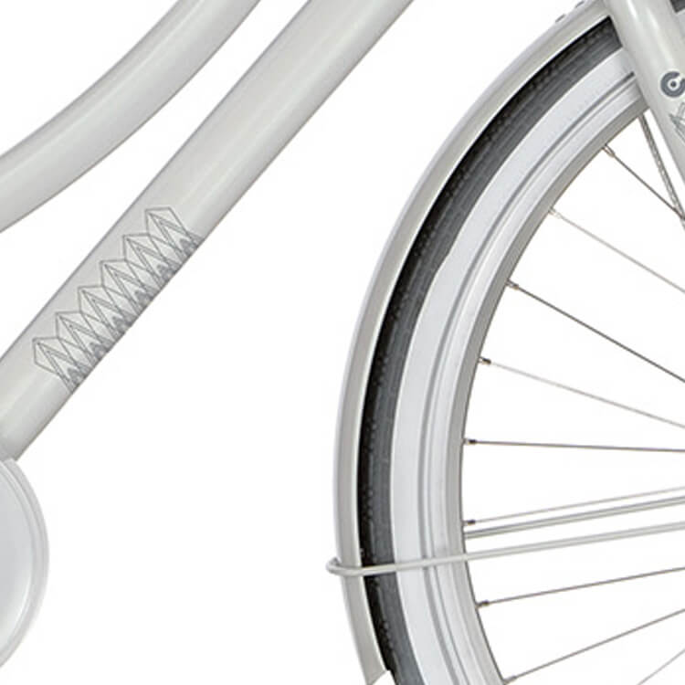 Cortina Mudguard for 28 U5 ice ball white