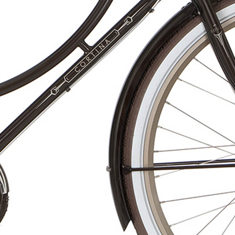 Cortina mudguard for 28 soul espresso brown