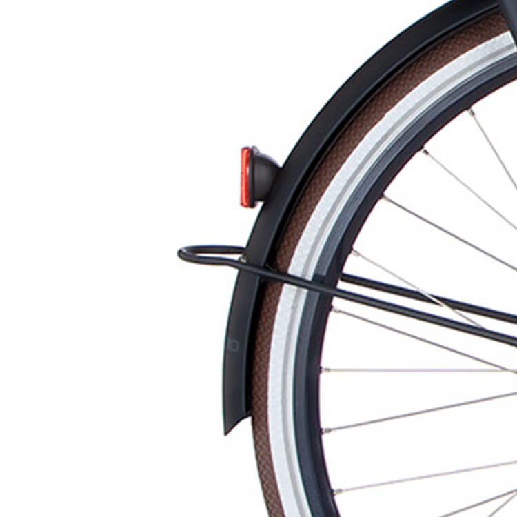 Cortina Mudguard rear 28 E-U4 night matt