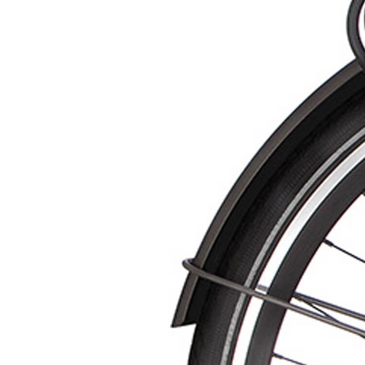 Cortina Mudguard rear 28 Mozzo stone matt