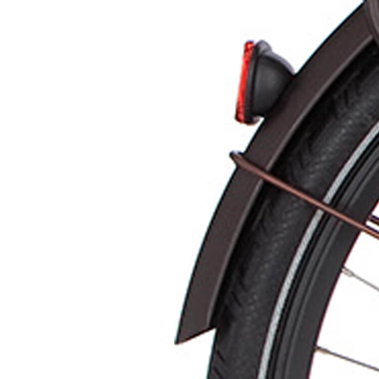 Cortina Mudguard rear 28 E-Yoya matt demitasse