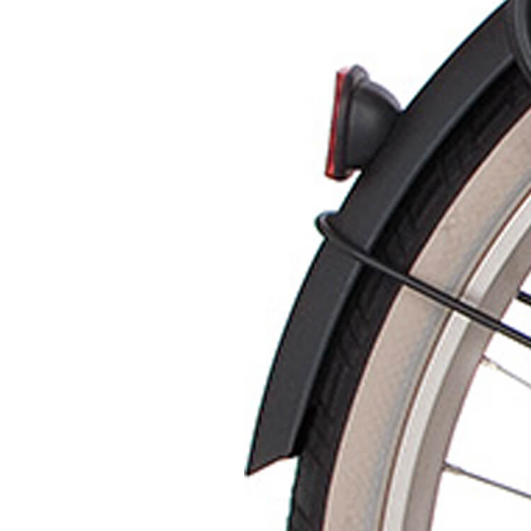 Cortina Mudguard rear 28 E-Yoya sapphire black matt