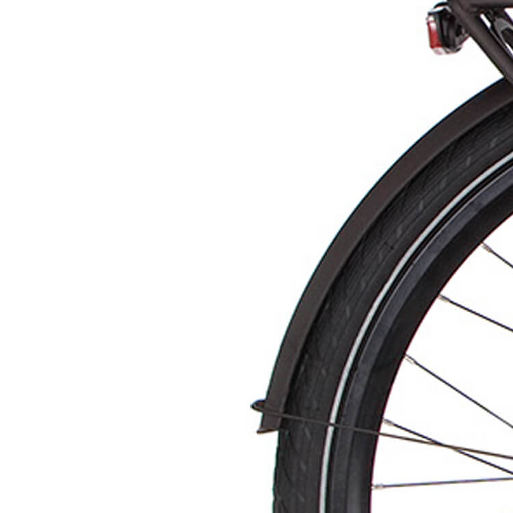 Cortina rear mudguard 28 e-octa espresso-brown matt