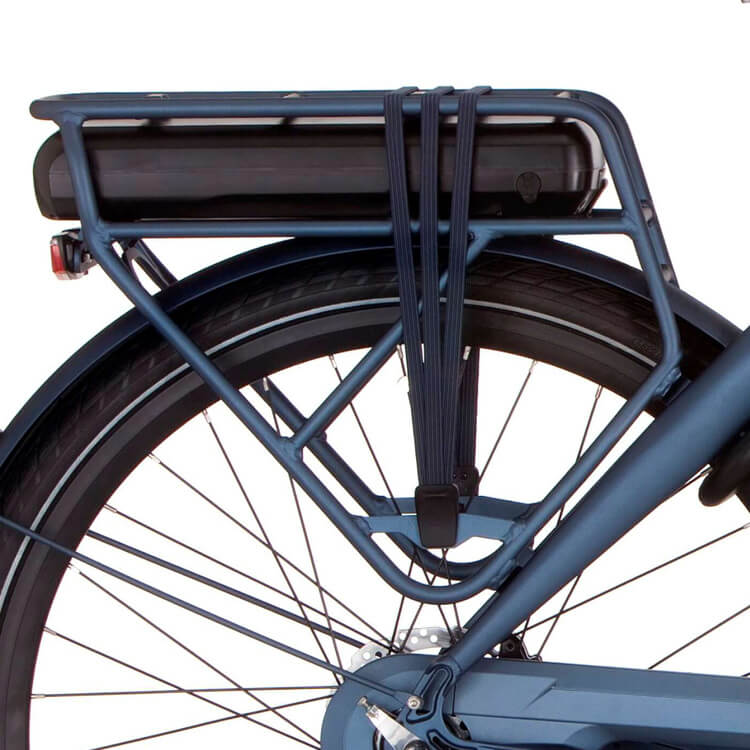 Cortina rear carrier e-octa aegean blue matt