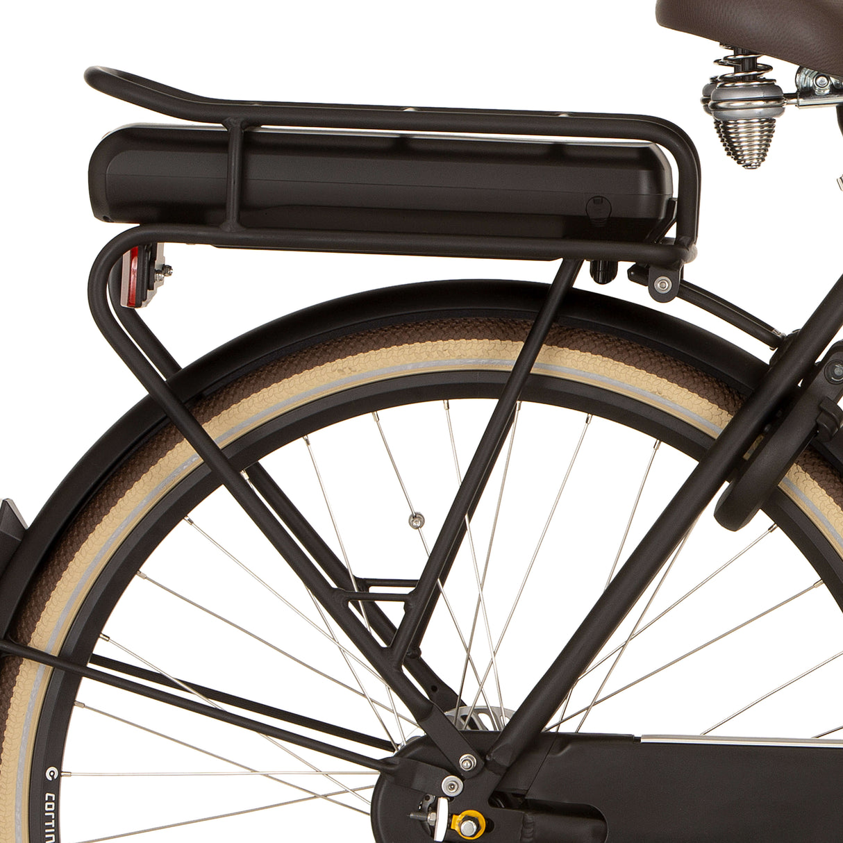 Cortina rear carrier E-U4 Bafang jet black matt