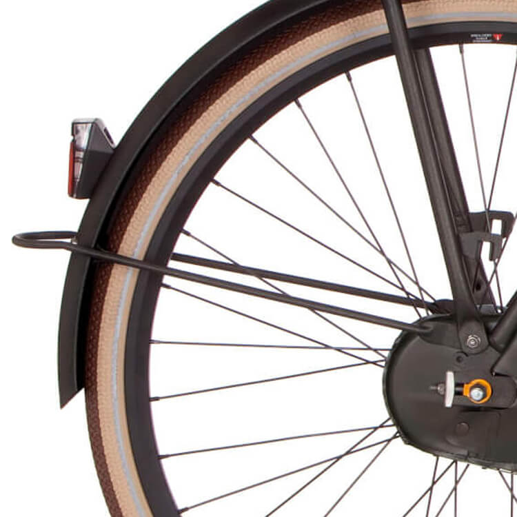 Cortina mudguard bar rear 28 u4 black gold matt