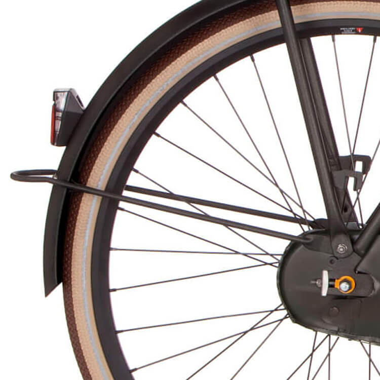 Cortina Mudguard bar rear 28 E-U4 black gold matt