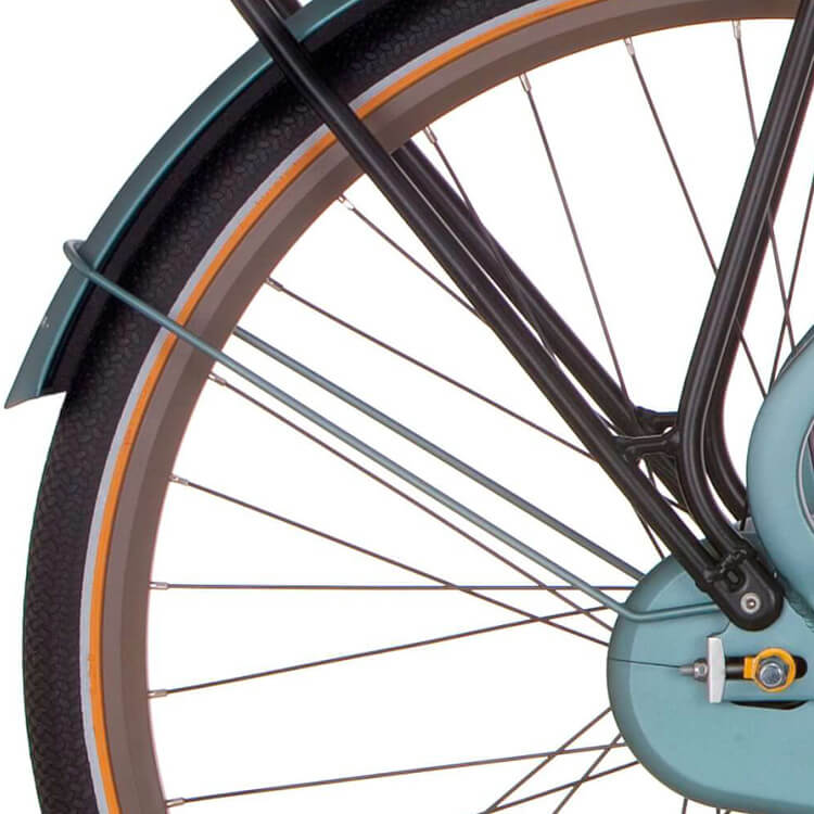 Cortina Mudguard bar rear 28 Common opal green matt