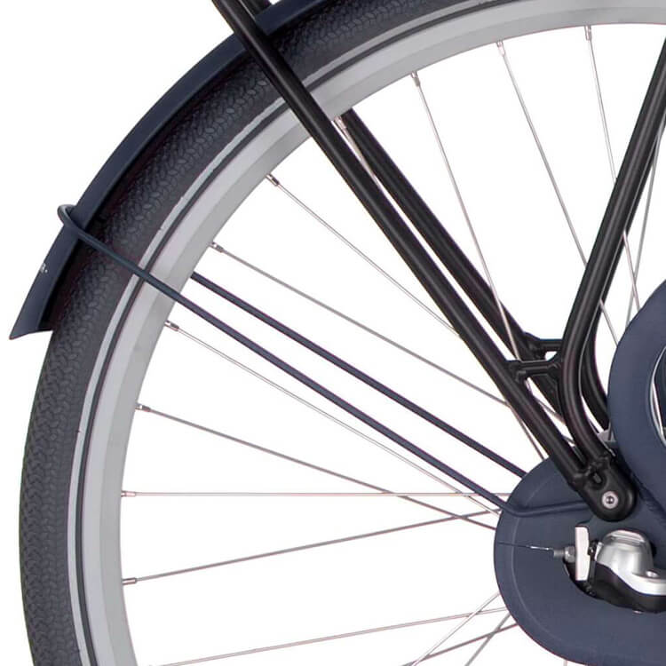 Cortina Mudguard rod rear 28 Common black blue matt