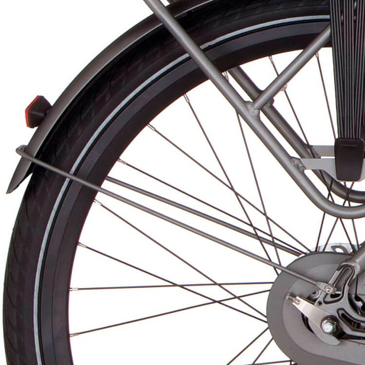 Cortina mudguard bar rear 28 e-octa lead metal