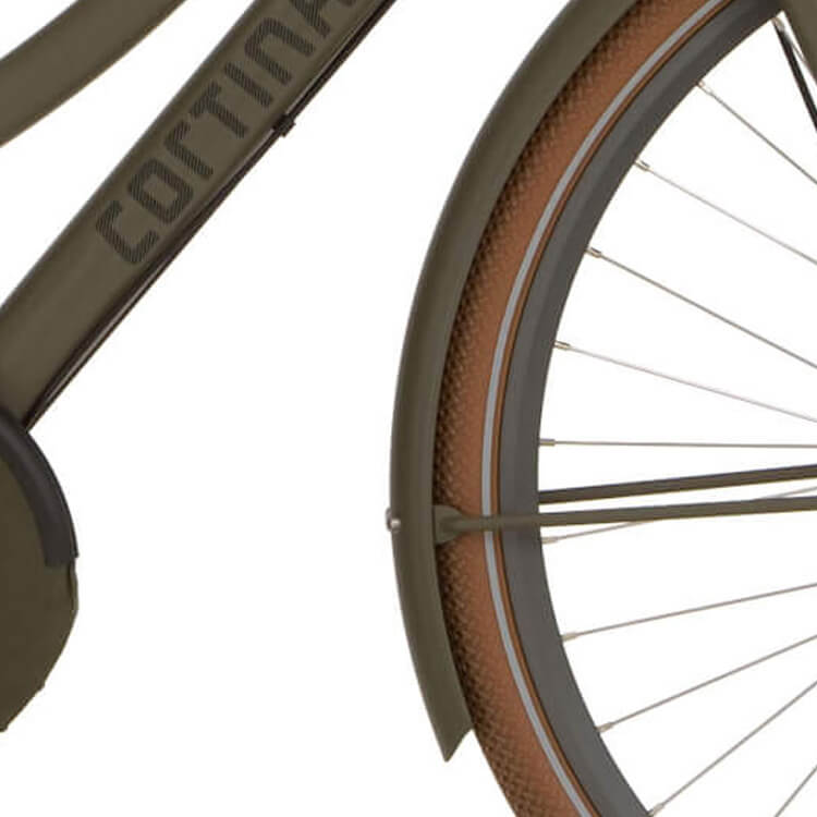 Cortina Mudguard for 28 U4 dark olive matt