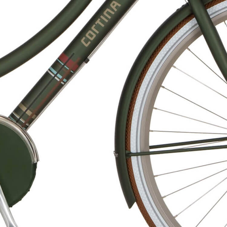 Cortina Mudguard for 28 U4 hunter green matt