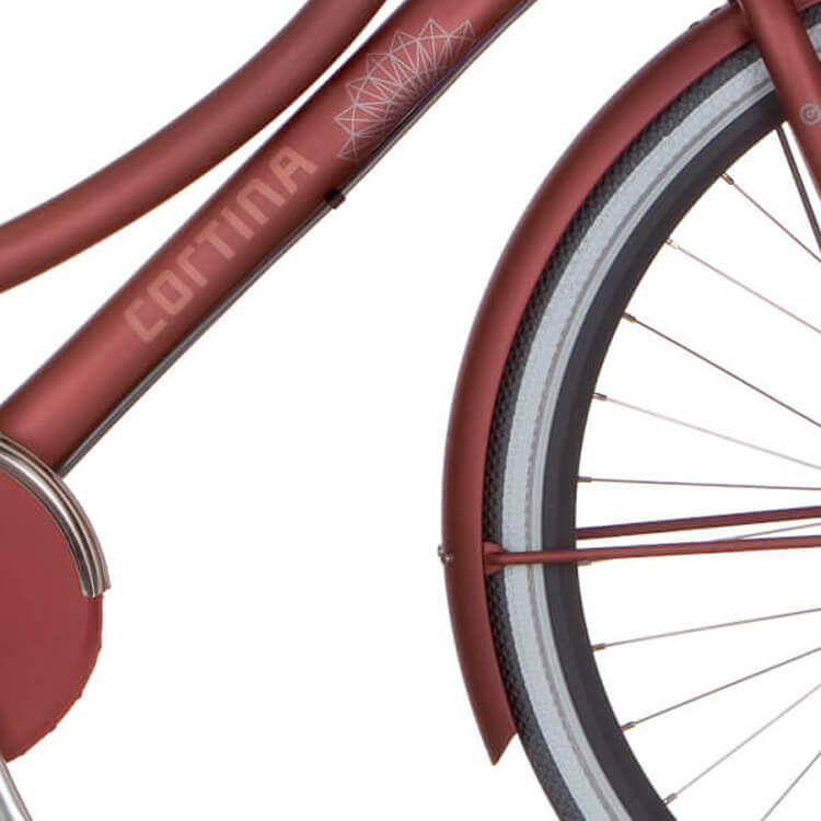 Cortina Mudguard for 28 U4 rose matt