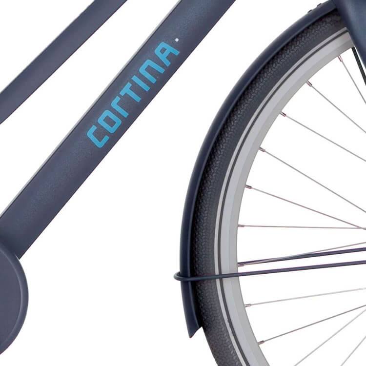 Cortina Mudguard for 28 Common black blue matt