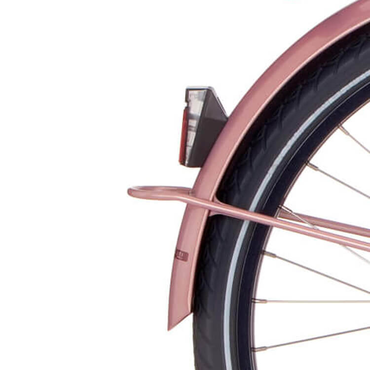Cortina Mudguard rear 26 U4 mahogany rose