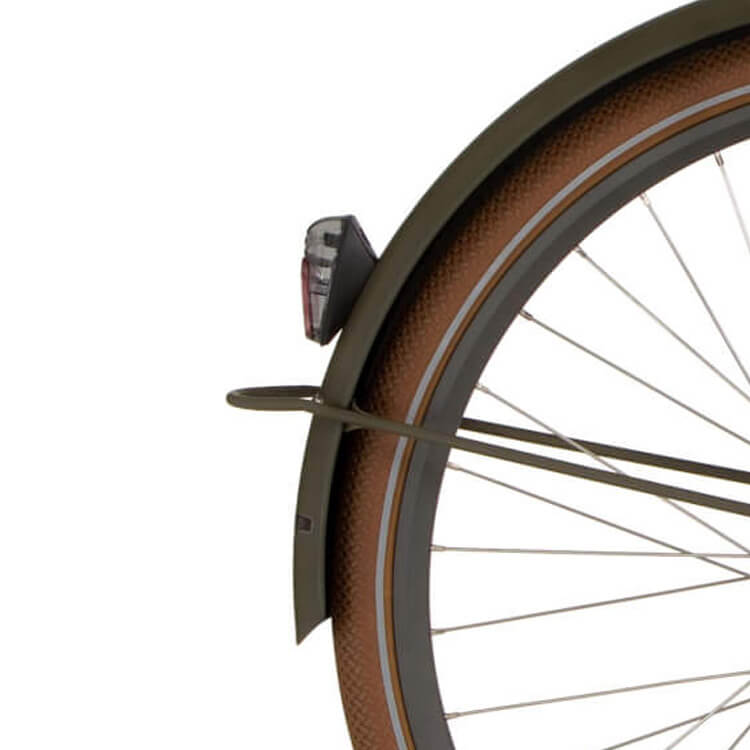 Cortina Mudguard rear 28 U4 dark olive matt