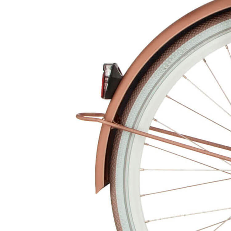 Cortina Mudguard rear 28 U4 pearl frappe matt