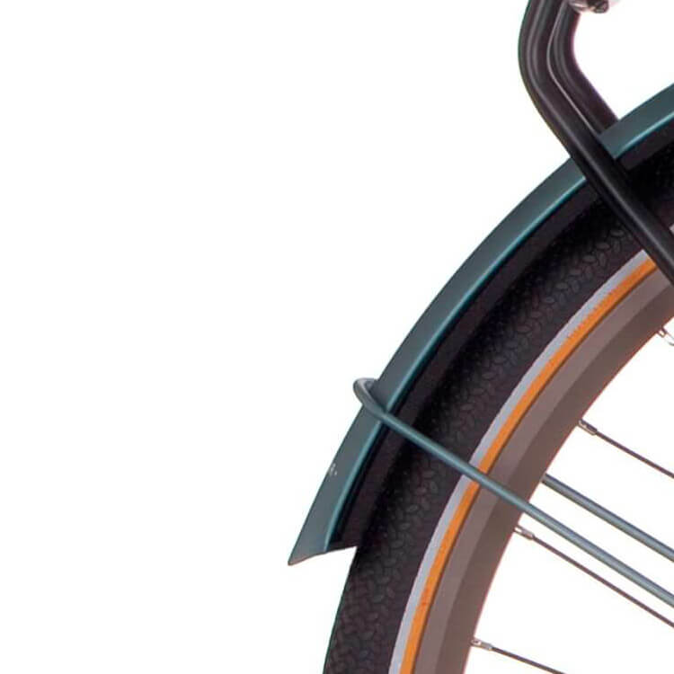 Cortina Mudguard rear 28 Common opal green matt