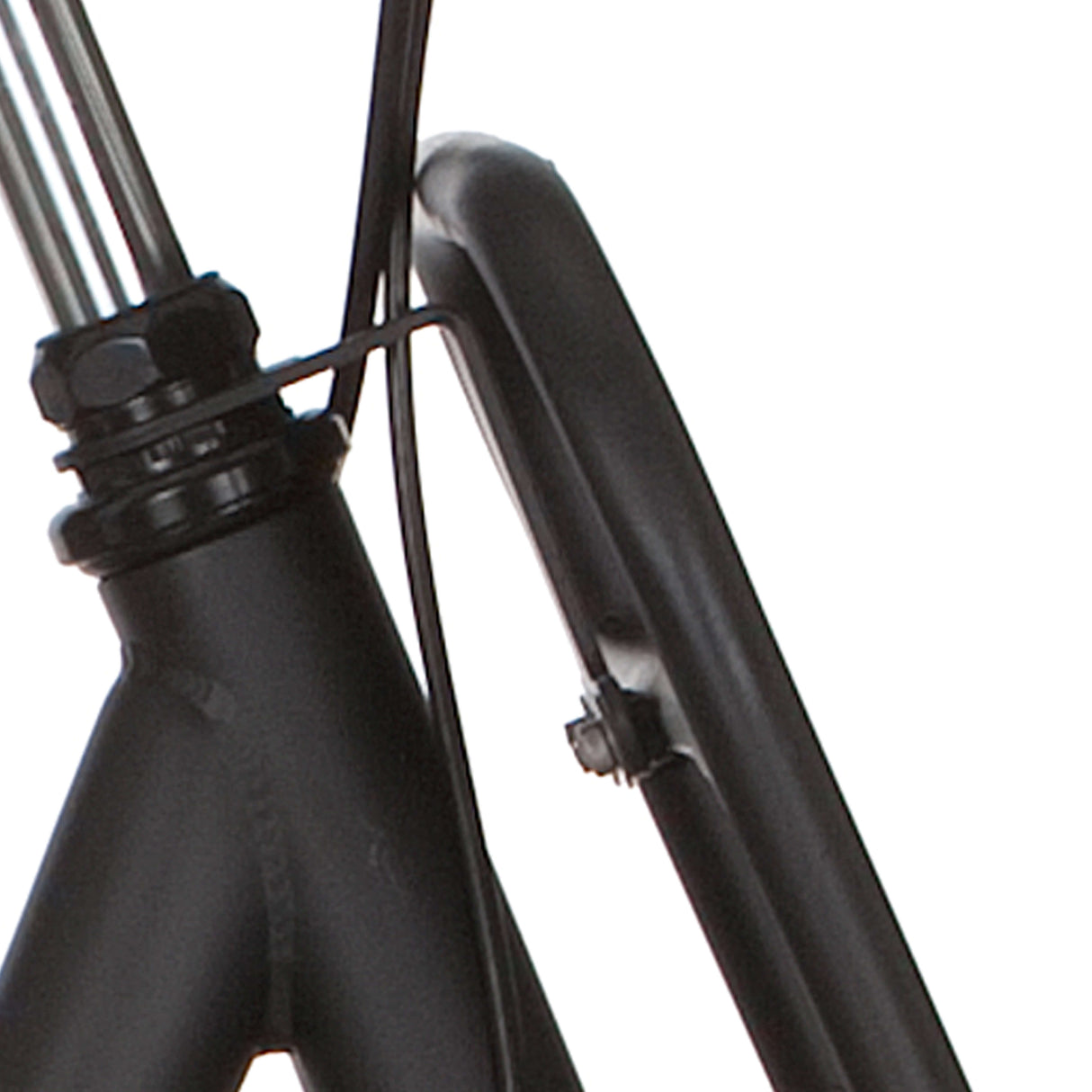 Cortina steering head bracket front carrier 24 M jet black matt