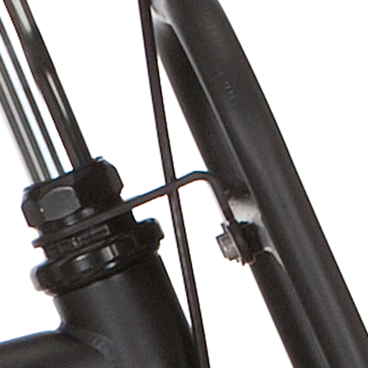 Cortina steering head bracket front carrier 24 26 J jet black mt