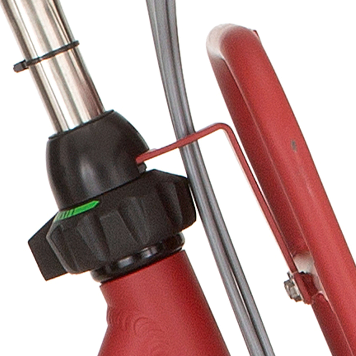 Cortina steering head bracket front carrier 28 D true red matt