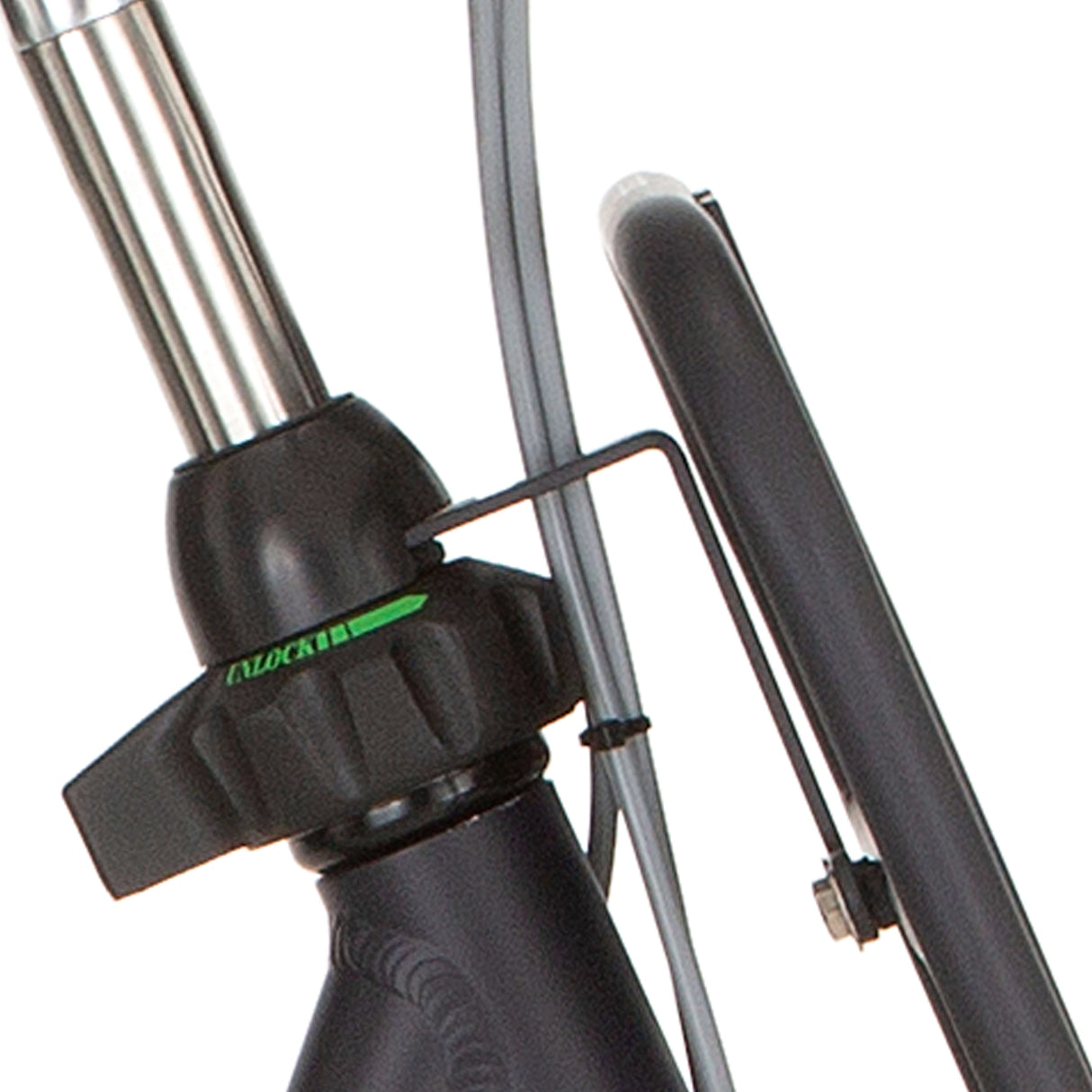 Cortina steering head bracket front carrier 28 D dark grey matt