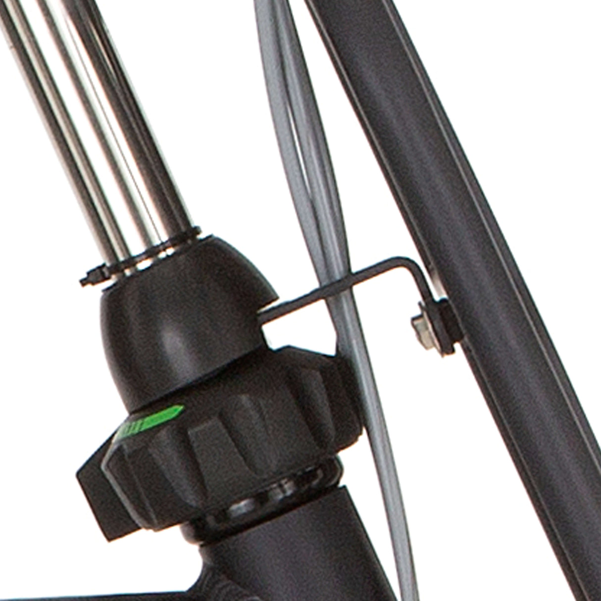 Cortina steering head bracket front carrier 28 H65 dark grey matt