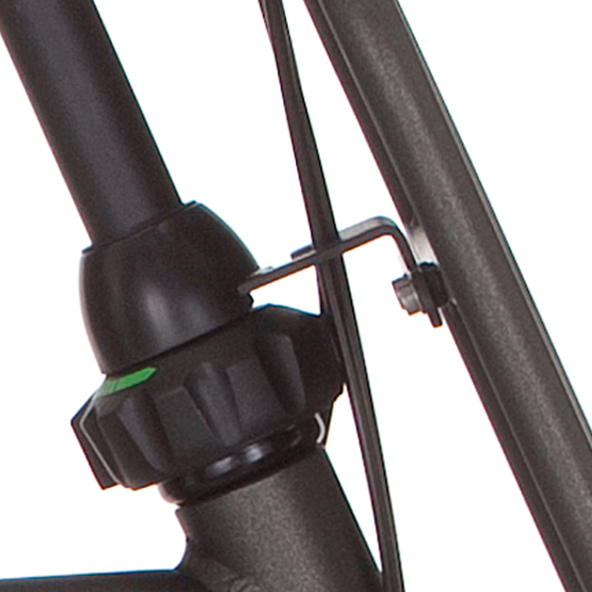 Cortina steering head bracket front carrier 28 H black gold matt