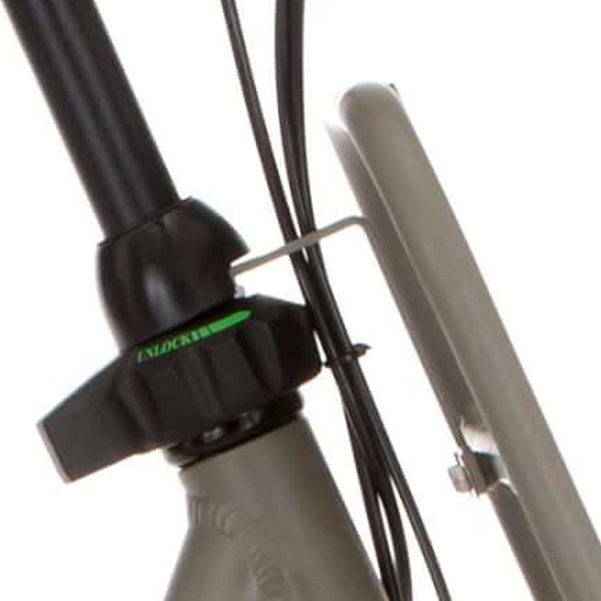 Cortina steering head bracket front carrier 28 D quarz grey matt