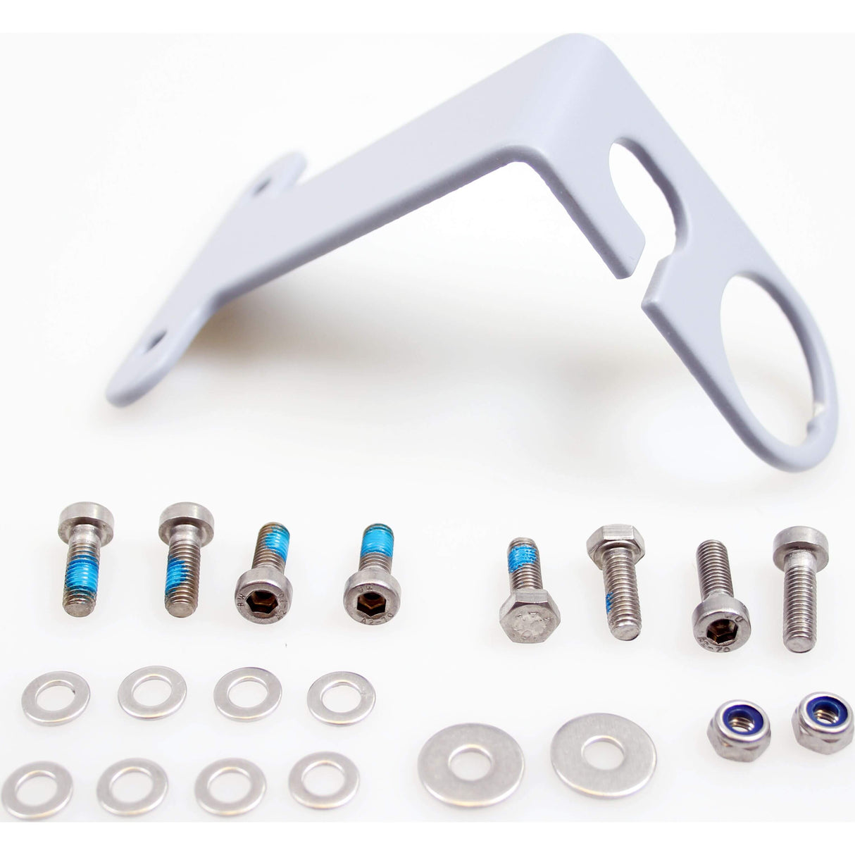 Cortina steering head bracket front carrier 28 D neutral grey matt